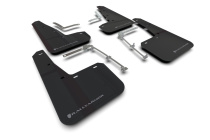 Toyota GR Yaris 20+ Svarta Stänkskydd Grå Logo Rally Armor